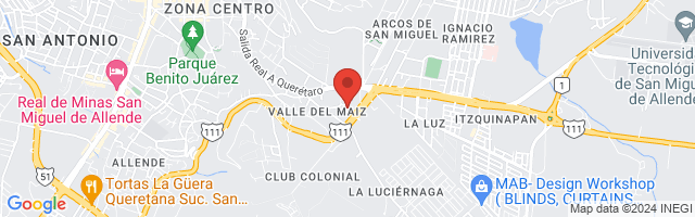 Property 3309 Map in San Miguel de Allende