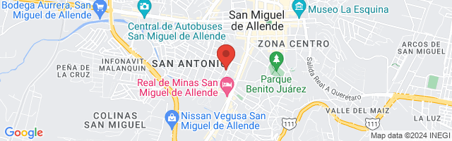 Property 3338 Map in San Miguel de Allende