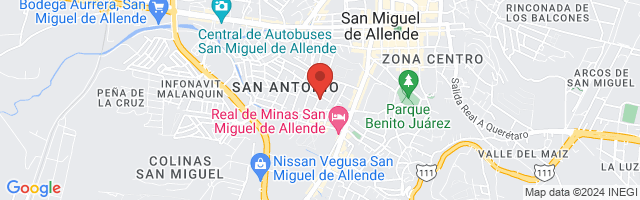 Property 3344 Map in San Miguel de Allende