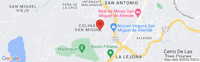 Property 3351 Map in San Miguel de Allende