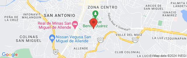 Property 3352 Map in San Miguel de Allende
