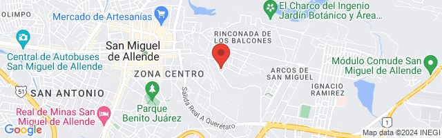 Property 3368 Map in San Miguel de Allende