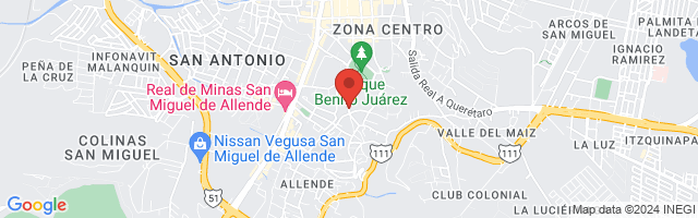 Property 3379 Map in San Miguel de Allende