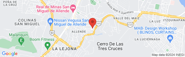 Property 3382 Map in San Miguel de Allende