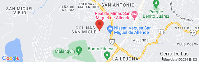 Property 3464 Map in San Miguel de Allende