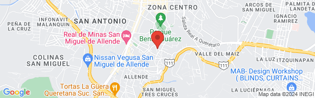 Property 3468 Map in San Miguel de Allende
