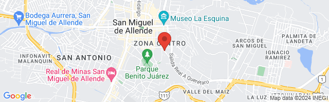 Property 3479 Map in San Miguel de Allende