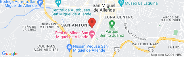 Property 3507 Map in San Miguel de Allende