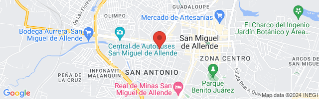 Property 3512 Map in San Miguel de Allende