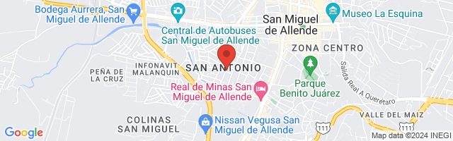 Property 3568 Map in San Miguel de Allende