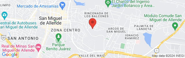 Property 3570 Map in San Miguel de Allende