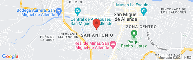 Property 3592 Map in San Miguel de Allende