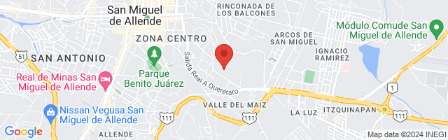 Property 3597 Map in San Miguel de Allende