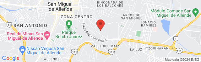 Property 3598 Map in San Miguel de Allende