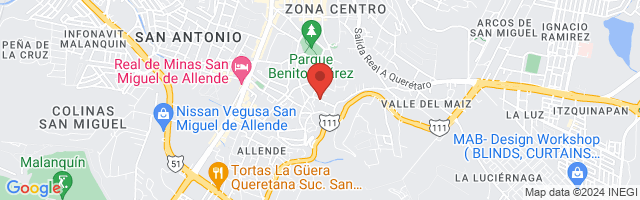 Property 3610 Map in San Miguel de Allende