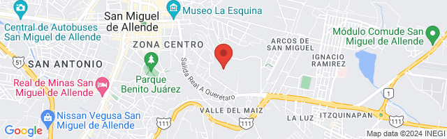 Property 3618 Map in San Miguel de Allende