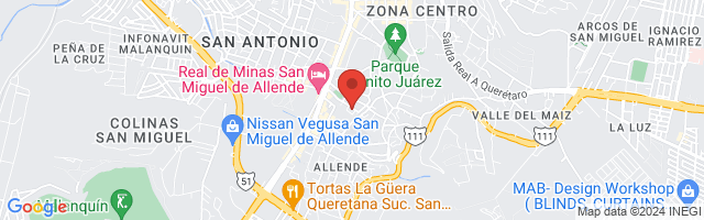 Property 3620 Map in San Miguel de Allende