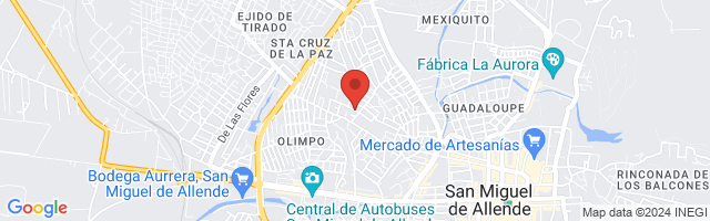 Property 3653 Map in San Miguel de Allende