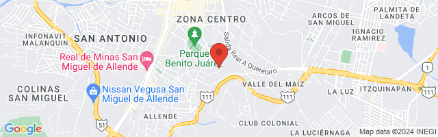 Property 3654 Map in San Miguel de Allende
