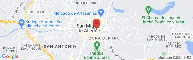 Property 3674 Map in San Miguel de Allende