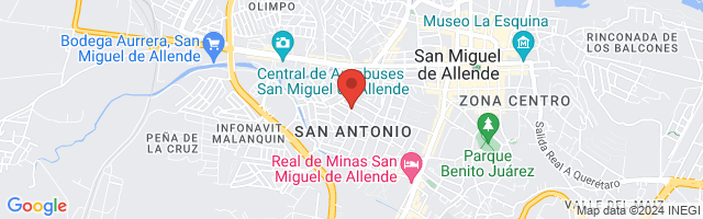 Property 3695 Map in San Miguel de Allende