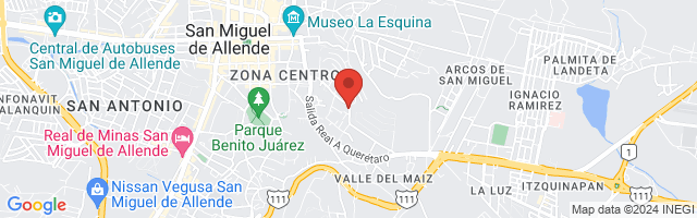 Property 3704 Map in San Miguel de Allende