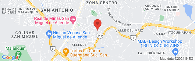 Property 3710 Map in San Miguel de Allende