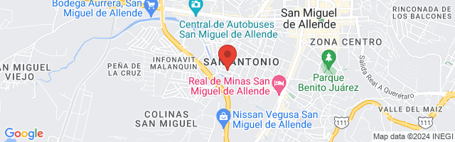 Property 3715 Map in San Miguel de Allende