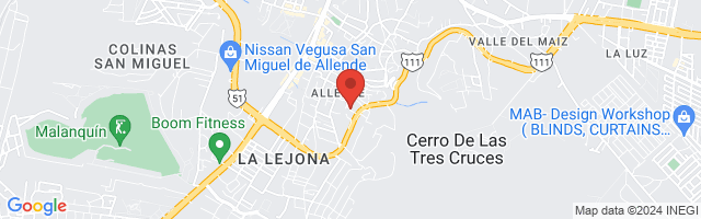 Property 3722 Map in San Miguel de Allende