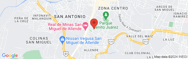 Property 3748 Map in San Miguel de Allende