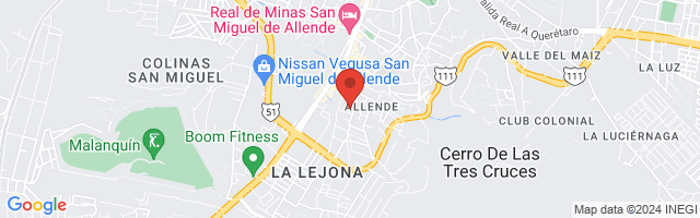 Property 3807 Map in San Miguel de Allende