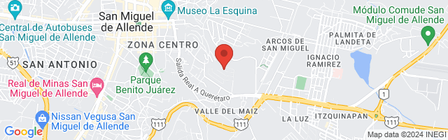 Property 3816 Map in San Miguel de Allende