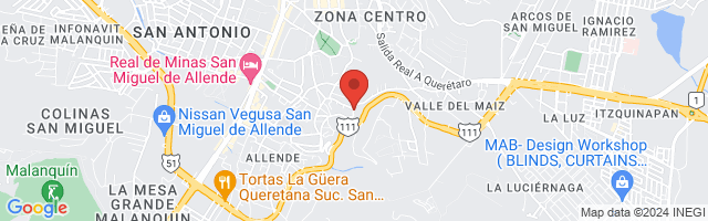 Property 3827 Map in San Miguel de Allende