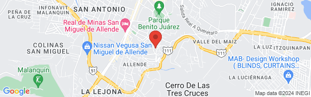 Property 3833 Map in San Miguel de Allende