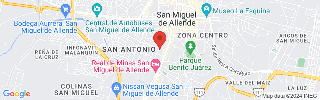 Property 3841 Map in San Miguel de Allende