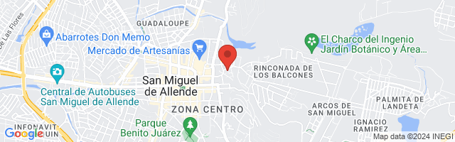 Property 3848 Map in San Miguel de Allende
