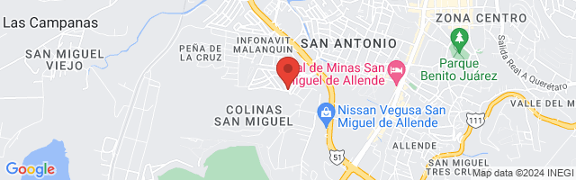 Property 3849 Map in San Miguel de Allende