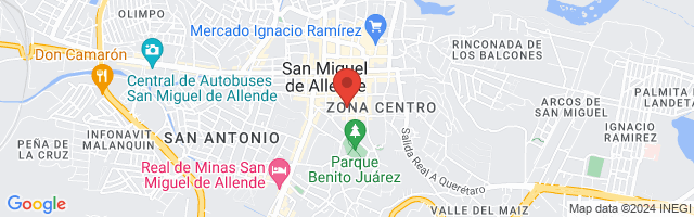 Property 3855 Map in San Miguel de Allende