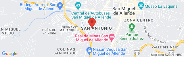 Property 3862 Map in San Miguel de Allende