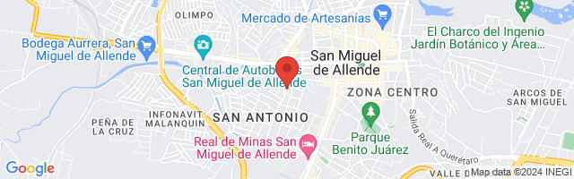 Property 3866 Map in San Miguel de Allende