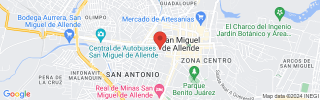 Property 3878 Map in San Miguel de Allende