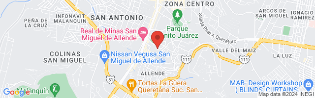 Property 3962 Map in San Miguel de Allende