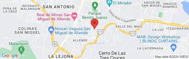 Property 3971 Map in San Miguel de Allende