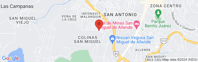 Property 3997 Map in San Miguel de Allende