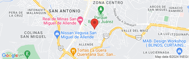 Property 3998 Map in San Miguel de Allende