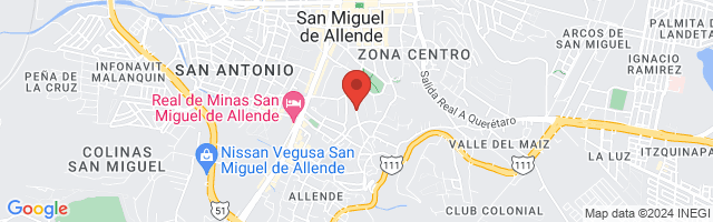Property 4077 Map in San Miguel de Allende