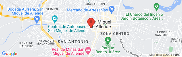 Property 4096 Map in San Miguel de Allende