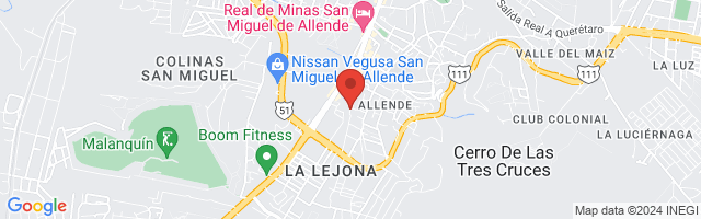 Property 4126 Map in San Miguel de Allende