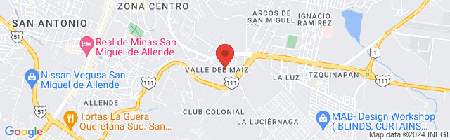 Property 4136 Map in San Miguel de Allende