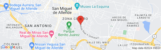 Property 4160 Map in San Miguel de Allende